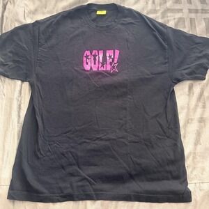 Golf Wang Shirt Mens XL Black Pink GOLF! Star Logo Graphic Streetwear Tee